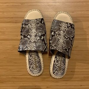 Splendid SnakeSkin Espadrilles